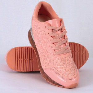 Pantofi Sport Jazmyn Cod 470 - Pantofi sport din piele ecologică întoarsă și piele ecologică lăcuită
Închidere prin șiret
Foarte comfortabili - Deppo.ro