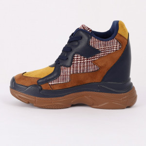 Pantofi Sport pentru dame Cod FR-8081 Navy Camel - Pantofi sport cu platformă pentru dame
Foarte comfortabili - Deppo.ro