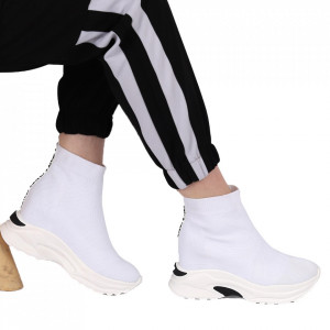 Pantofi Sport pentru dame Cod 5818 White
