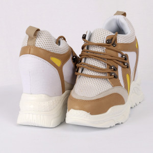 Pantofi Sport pentru dame Cod 180907 Bej - Pantofi sport cu platformă pentru dame
Foarte comfortabili - Deppo.ro