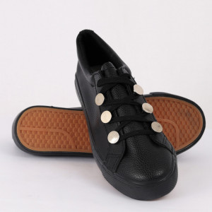 Pantofi Sport Leslie Cod 468 - Pantofi sport pentru dame foarte comodă și ușoară
-piele ecologică cu închidere prin șiret - Deppo.ro