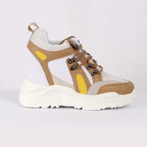 Pantofi Sport pentru dame Cod 180907 Bej - Pantofi sport cu platformă pentru dame
Foarte comfortabili - Deppo.ro
