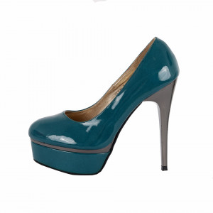 Pantofi cu toc cod DF846 Verzi - Pantofi cu toc și platformă foarte înalte pentru dame care vă pot completa o ținută fresh în acest sezon. Incalțî-te cu această pereche de pantofi la modă și asorteaz-o cu pantalonii sau fusta preferată pentru a creea o ținută deosebită. - Deppo.ro