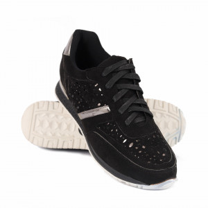 Pantofi Sport Taniya Cod 445 Negri - Pantofi sport din piele ecologică întoarsă
Model cu ștrasuri
Foarte comfortabili - Deppo.ro