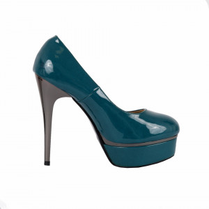 Pantofi cu toc cod DF846 Verzi - Pantofi cu toc și platformă foarte înalte pentru dame care vă pot completa o ținută fresh în acest sezon. Incalțî-te cu această pereche de pantofi la modă și asorteaz-o cu pantalonii sau fusta preferată pentru a creea o ținută deosebită. - Deppo.ro