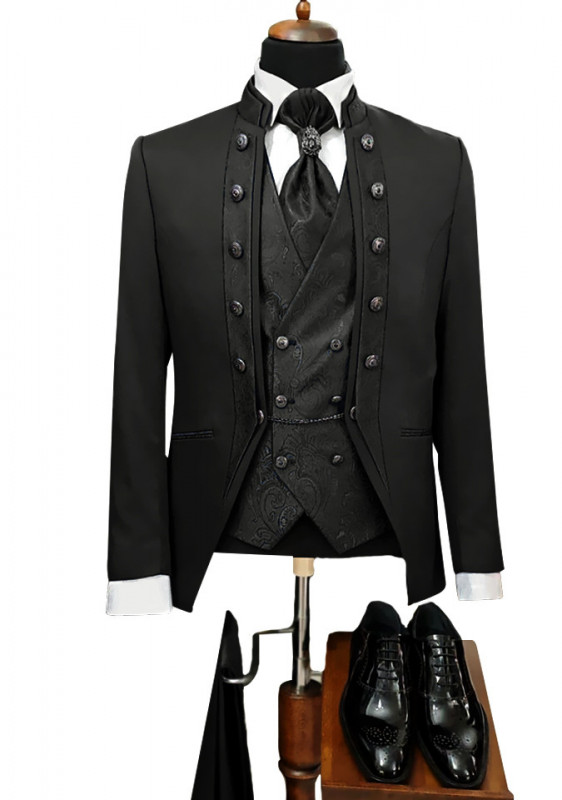 Costum Ceremonie Slim Fit Negru