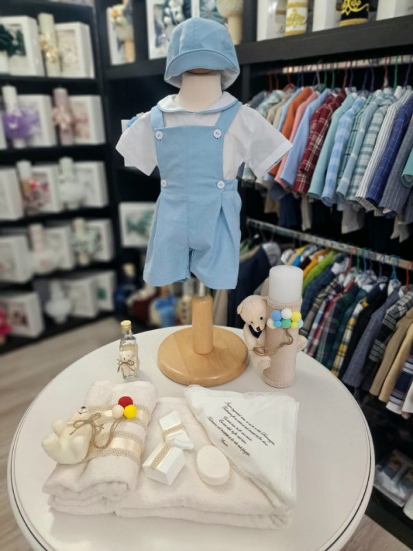 Set Botez Baiat Costum, Trusou si Lumanare