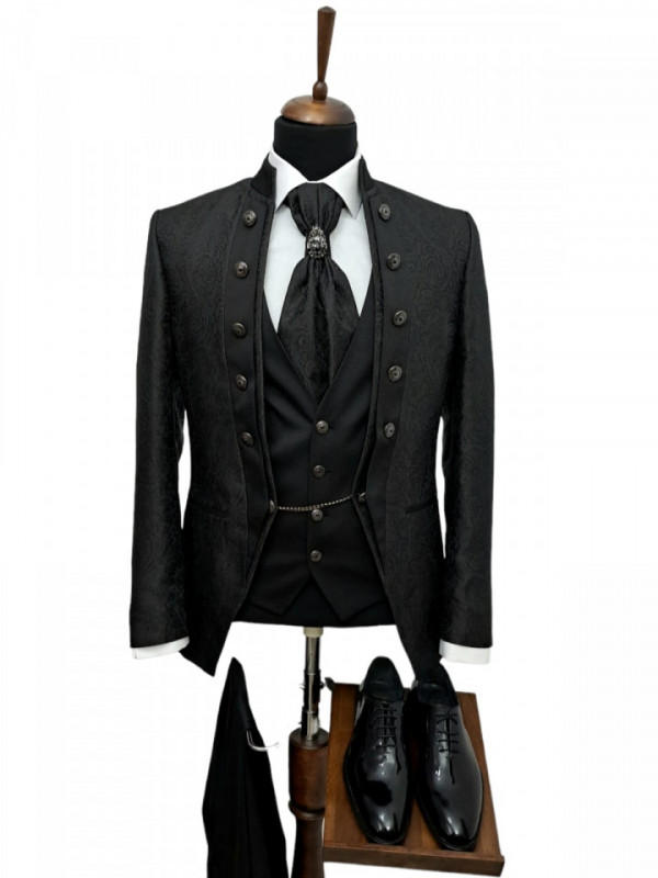 Costum Ceremonie Slim Fit Negru
