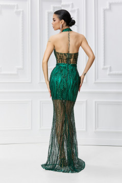 Rochie BBY Lunga Eleganta Verde