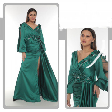 Rochie Lunga Eleganta Verde