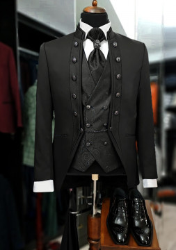 Costum Ceremonie Slim Fit Negru