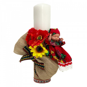 Lumanare Traditionala Botez Fete