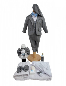 Set Botez Baiat Costum, Trusou si Lumanare