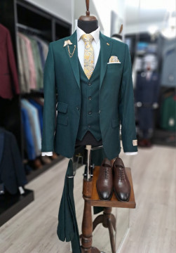 Costum Barbati Slim Fit Cu Vesta