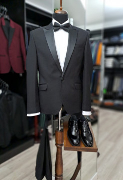Costum Ceremonie Slim Fit Negru