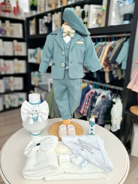 Set Botez Baiat Costum, Trusou si Lumanare