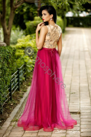 Rochie Atmosphere Eleganta cu Broderie Aurie