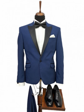 Costum Ceremonie Slim Fit Bleumarin