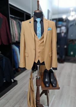 Costum Barbati Slim Fit Cu Vesta