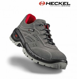 Pantofi de protectie S1P Heckel SUXXEED piele gri cu aerisire laterala