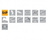 Pantofi cu protectie S1P Mascot Energy negri