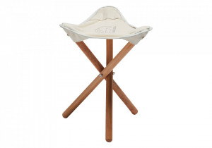 Scaun Retro Rebild Wooden Tripod Natural Spirit Nordisk