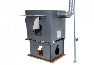 Set Pentru Cosul De Fum Torden Chimney Pipe Set Spirit Nordisk