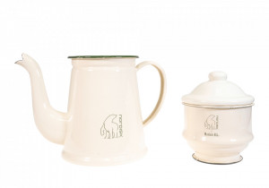 Cafetiera Madam Sky Blue Pot Cream 1,5l Nordisk