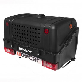 Cutie portbagaj pe carligul de remorcare Towbox V1 DOG Negru + Dispozitiv de reglare a ventilatiei TBA0004