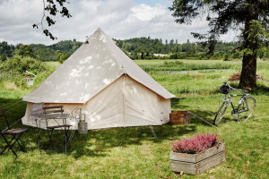 Cort Asgard 19.6 Basic Cotton Natural Nordisk( fara podea) + Geanta pentru transport
