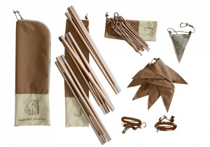 Pachet Accesorii Cort Asgard Mini Colour Pack Chocolate Spirit Nordisk