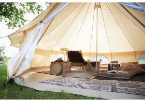 Cort Asgard 19.6 Basic Cotton Natural Nordisk( fara podea) + Geanta pentru transport