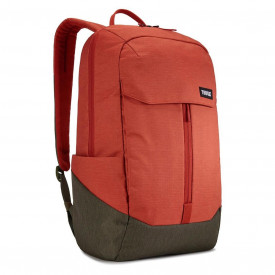 Rucsac urban cu compartiment laptop Thule LITHOS Backpack 20L, Rooibos/Forest Night