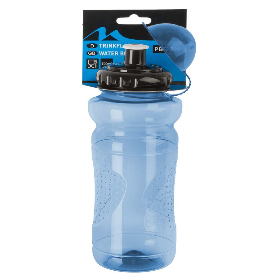 Bidón Ciclismo M-Wave PBO 350 - Negro, Boquilla Ancha, 350ml