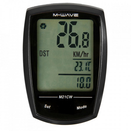 Ciclocomputer Wireless/Touchscreen M-WAVE "M21W” 21 Functii