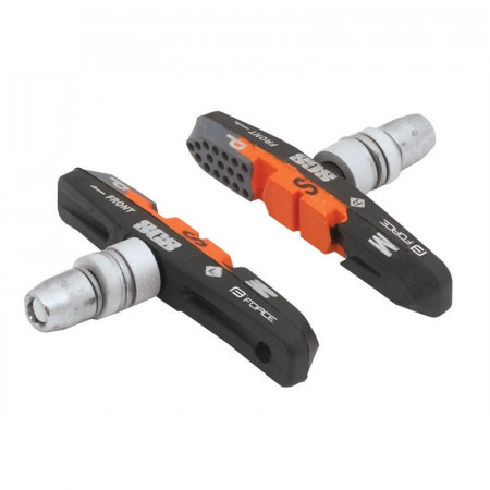 Saboti frana Force 70mm negru/portocaliu/gri ambalati