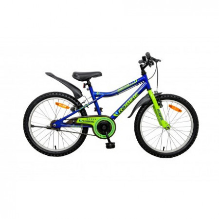 Bicicleta copii Robike Racer 20 verde/albastru