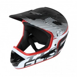 Casca Force Tiger downhill negru/rosu/alb S-M