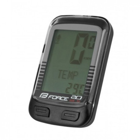 Ciclocomputer Force WLS 20F fara fir negru