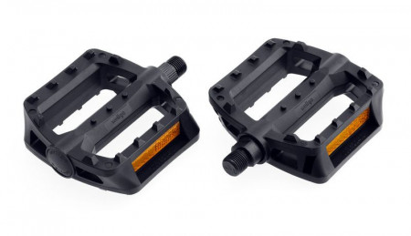 Pedale Nylon WELLGO BMX, 9/16" Negru