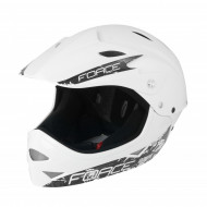 Casca Force Downhill Junior Alb lucios S/M