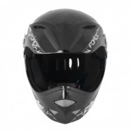 Casca Force Downhill Junior negru lucios S-M