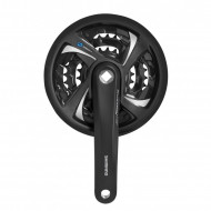 Pedalier Shimano FCTX801 48/38/28T 170mm cu CG argintiu
