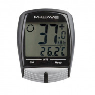 Ciclocomputer M-WAVE "M16" 16 Functii cu fir