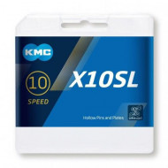 Lant KMC X10SL 10 VITEZE Silver 114 Zale-za rapida inclusa