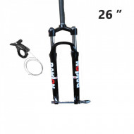 FURCA TELESCOPICA SR SUNTOUR MTB 26" Fork RAIDON X-2 AIR 100 Negru