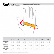 Manusi MTB Force Autonomy negru/albastru L