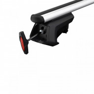 Bare transversale Thule SmartRack XT aluminiu 118 cm pentru SKODA Octavia Scout (Mk II/Mk III) 5 usi Estate, model 2007 - 2013, 2014 - 2020, Sistem cu prindere pe bare longitudinale