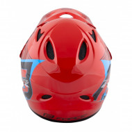 Casca Force Tiger downhill Rosu/negru/Bleu L-XL (59-61 cm)
