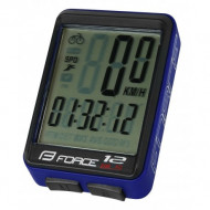 Ciclocomputer Force 12F fara fir albastru